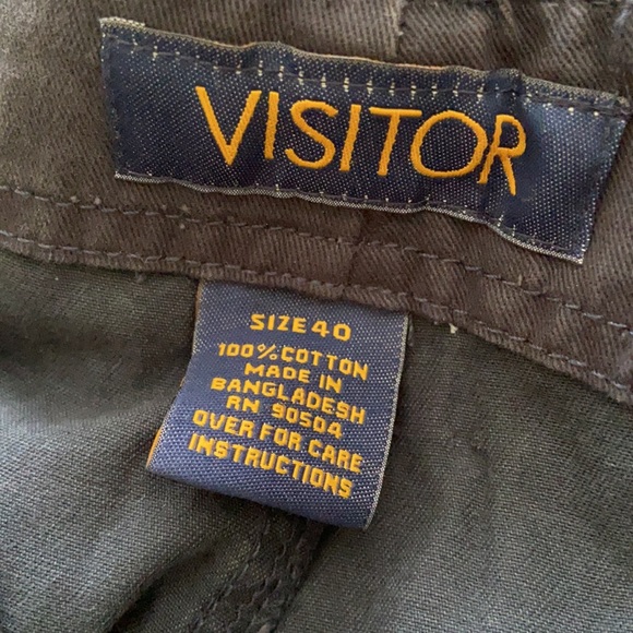 Visitor Navy Men’s Shorts - Picture 4 of 4